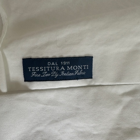 Suitsupply White Egyptian Cotton Dress Shirt, 17L - Picture 6 of 7